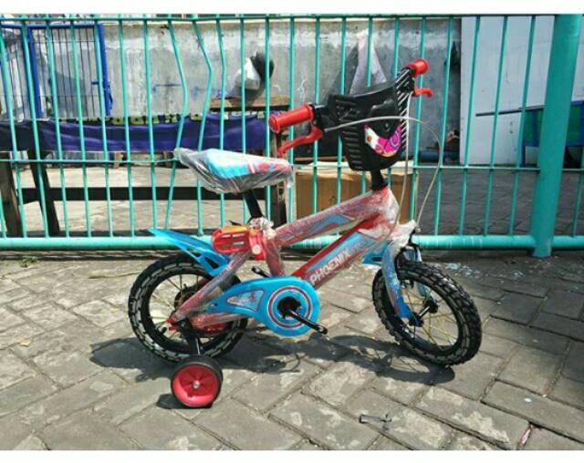 Sepeda Anak Element Spiderman Sepeda Lipat