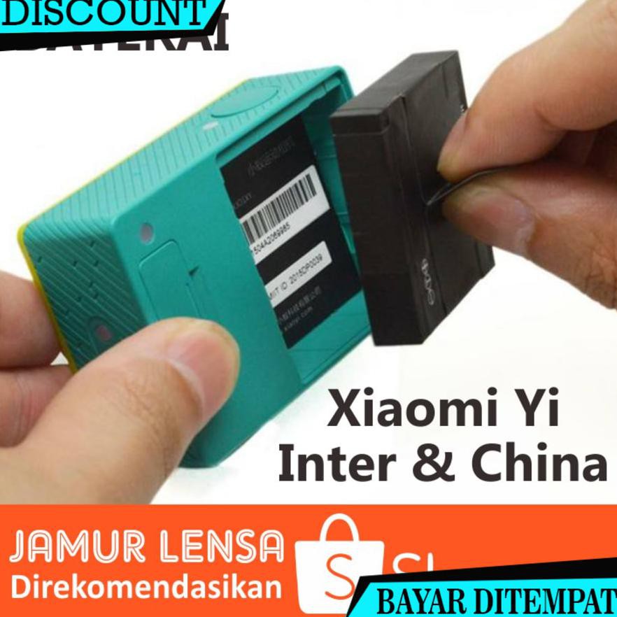 (BAYAR DITEMPAT) BATERAI XIAOMI YI 1010MAH BATRE XIAOMI YI INTER ORIGINAL EQUIPMENT MANUFACTURE OEM