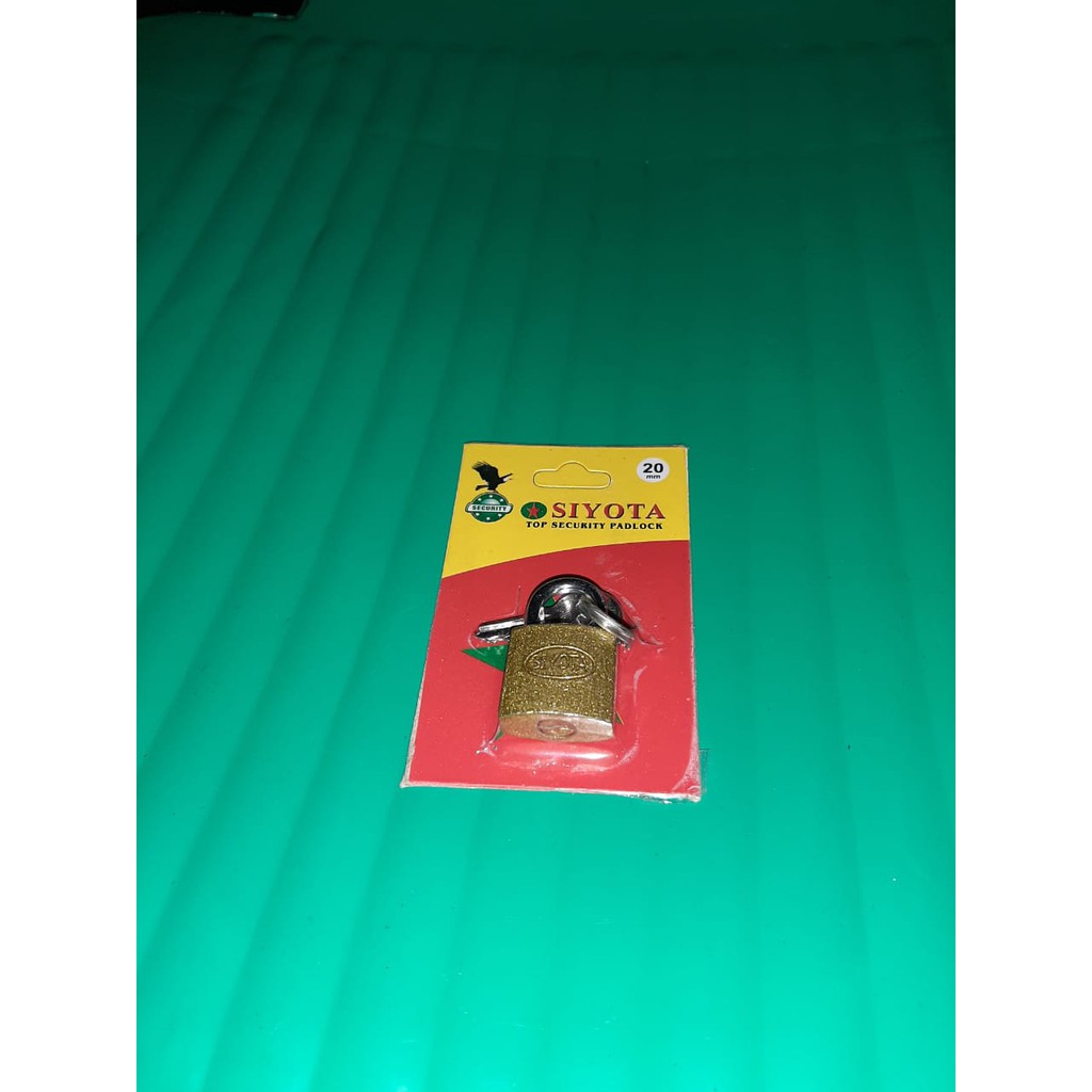 Gembok 20MM Siyota Gembok Kuningan Top Security Padlock