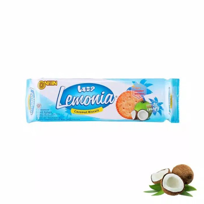 

Wafer-Biskuit- Nissin Lemonia Cookies Biscuit 130 Gr - Coconut -Biskuit-Wafer.
