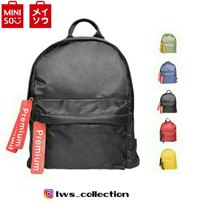 Tas Ransel Sekolah (Backpack Miniso)