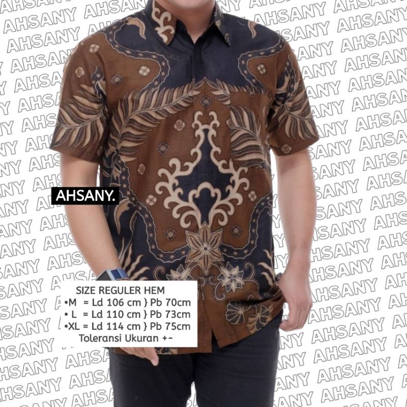 Batik Pria Lengan Pendek Jumbo