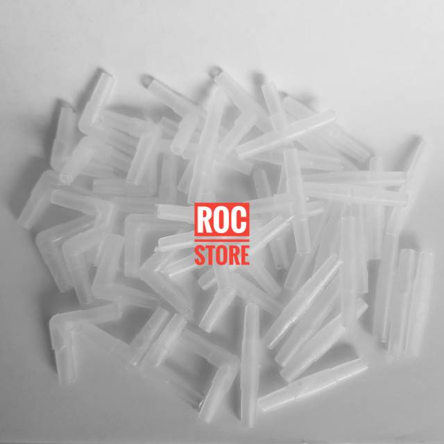 Sambungan Konektor Keni Cabang L I T Selang Aerator Akuarium Hidroponik Aquascape