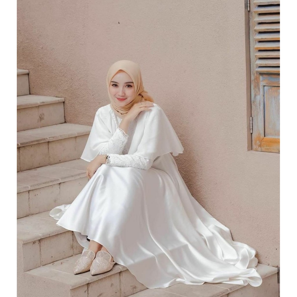 Baju gamis wanita terbaru gamis Remaja kekinian modern 2021 wanita dress Syrin maxy