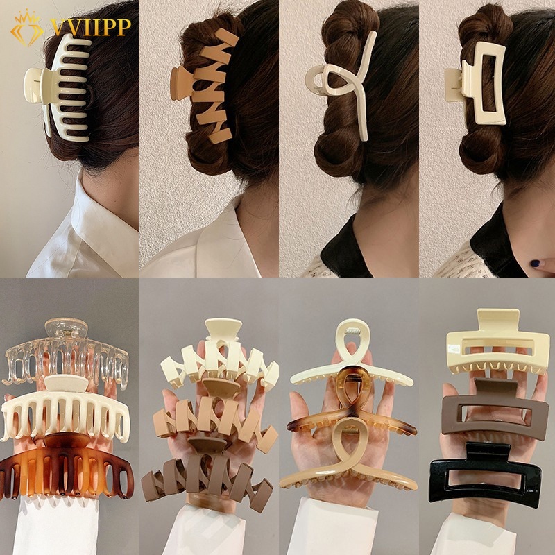 Jepit Rambut Bahan Akrilik Motif Bunga Untuk Wanita