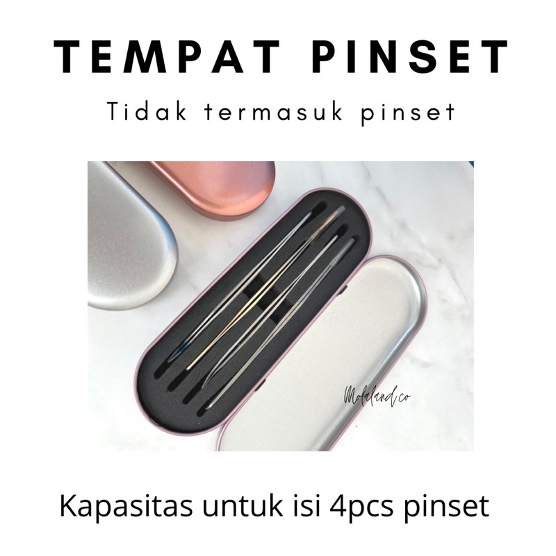 TEMPAT PINSET simpan kotak TWEEZERS box STORAGE EYELASH EXTENSIO