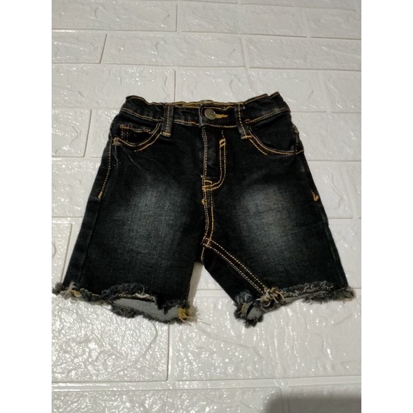 New No Tag Celana Pendek Jeans Washed Fox Baby New Jeans Washed Pants Fox Baby Bukan Preloved H&M Ki