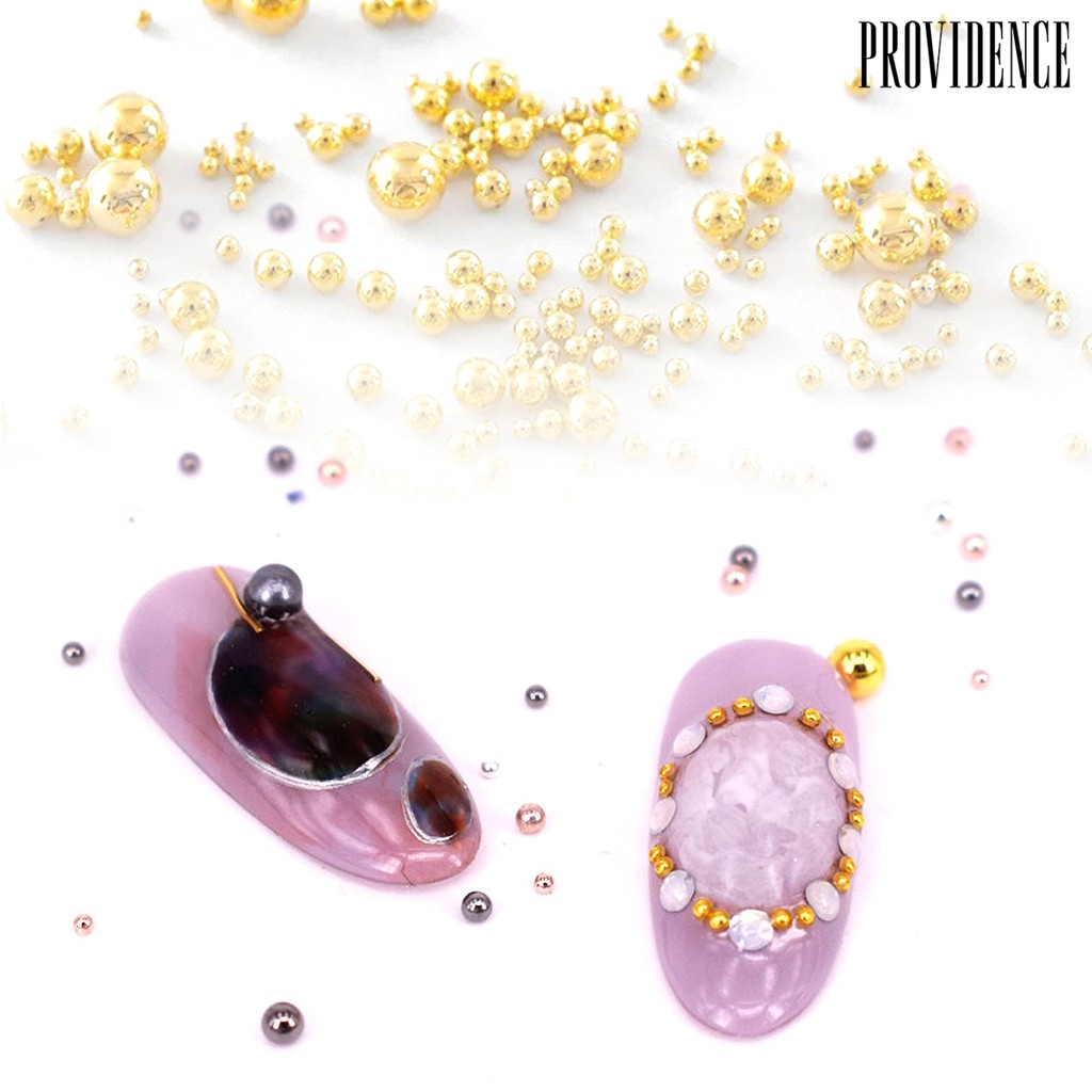 Providence Bola Metal 3d Untuk Dekorasi Nail Art Diy