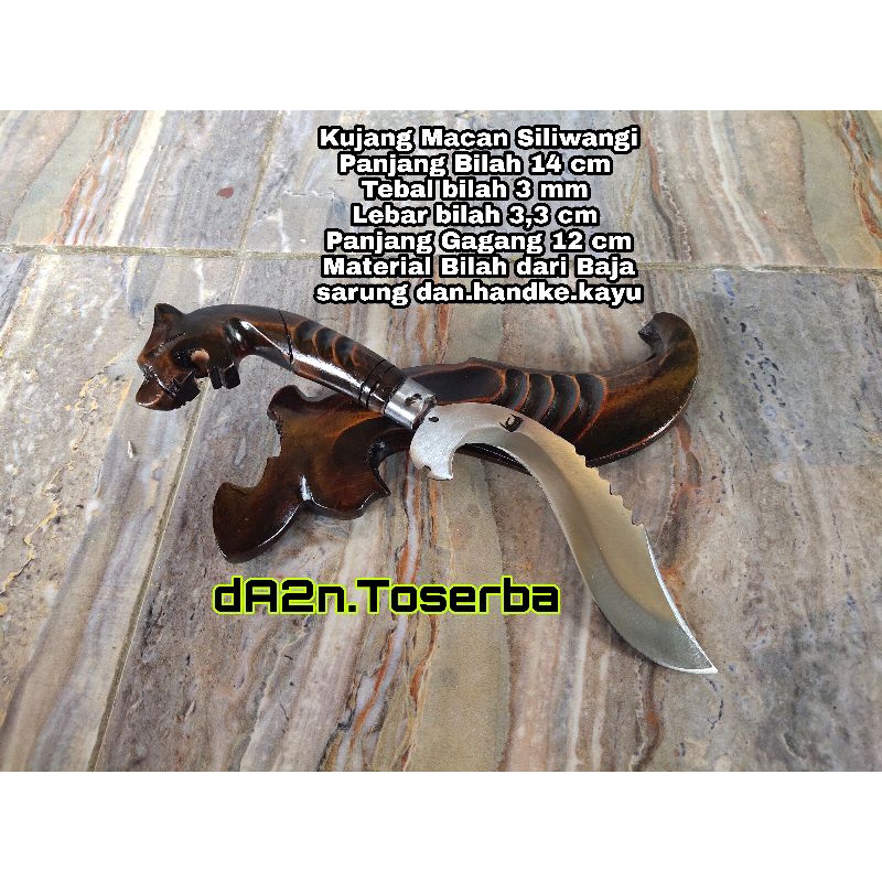 Kujang Macan Siliwangi Kujang Baja