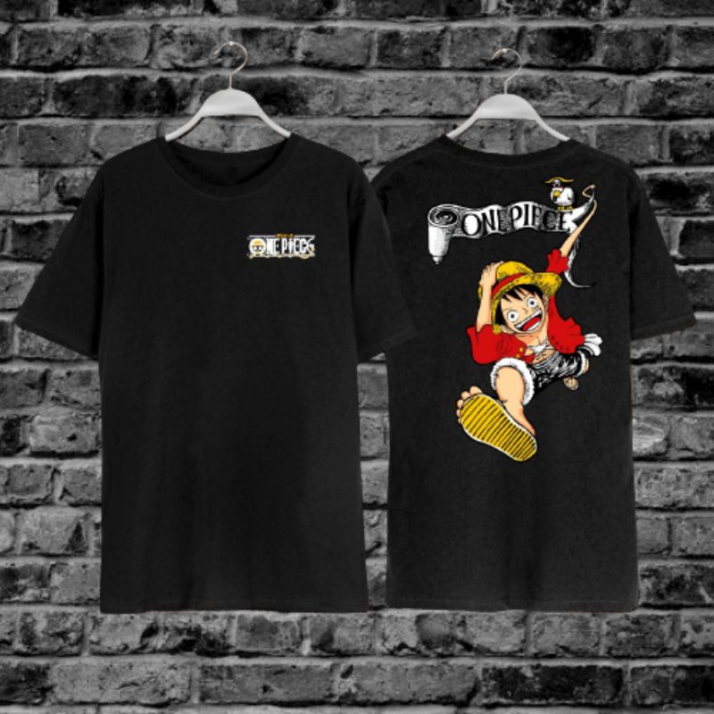 Kaos Tshirt Pria Terbaru Samurai Jepang Ace Berdiri Warna Hitam Lengan Pendek Motif Sablon Bergambar Keren