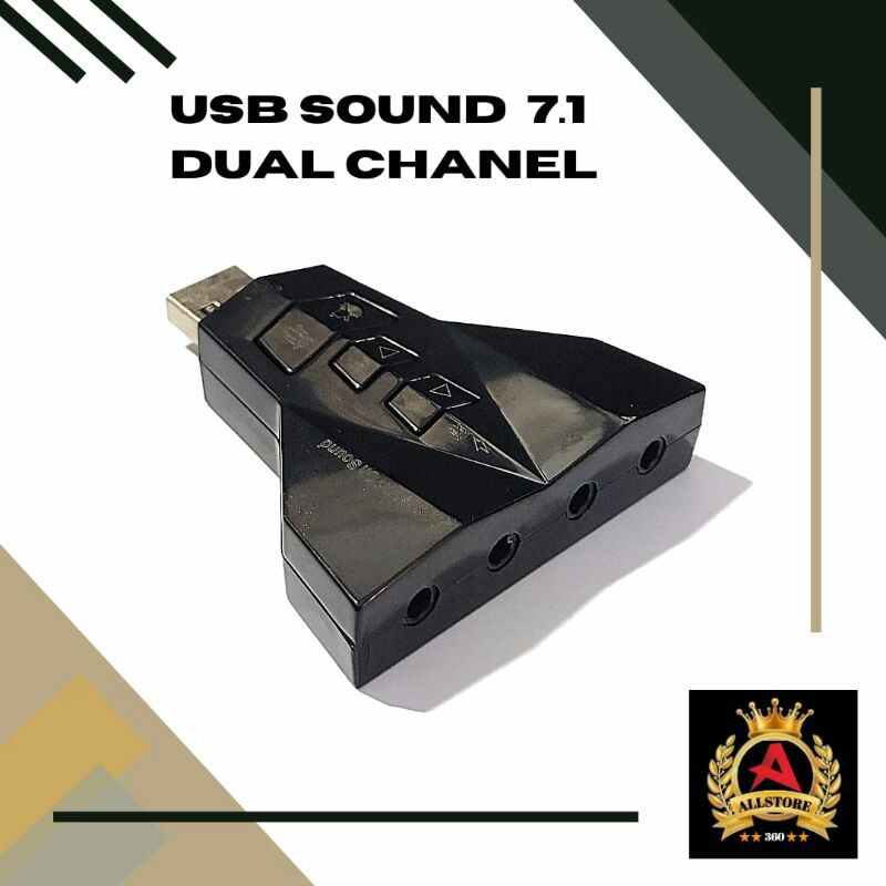SOUNDCARD USB SOUND Double Mic Double Headset ver 7.1