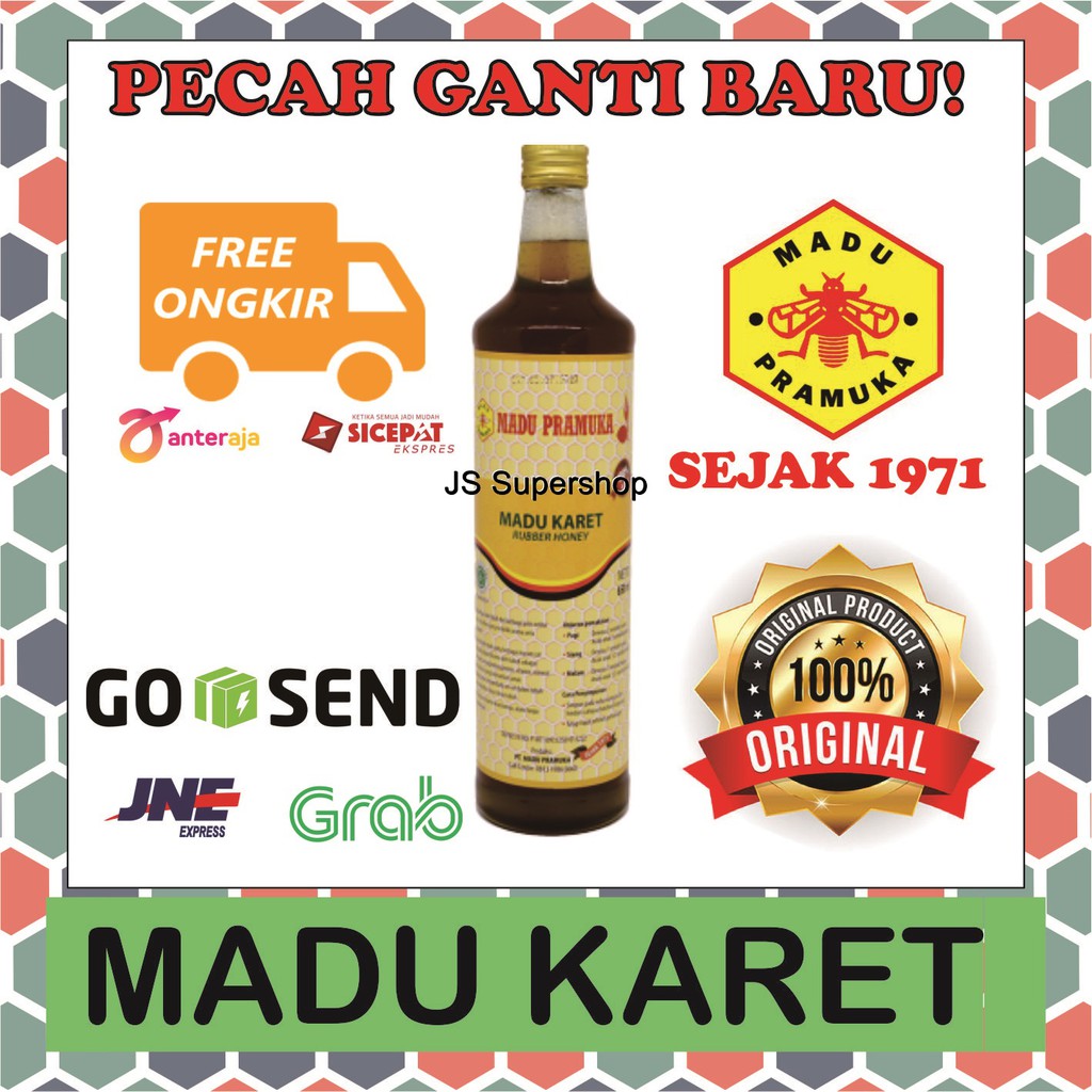 

Madu Karet Pramuka Asli Alami Murni 650 ml