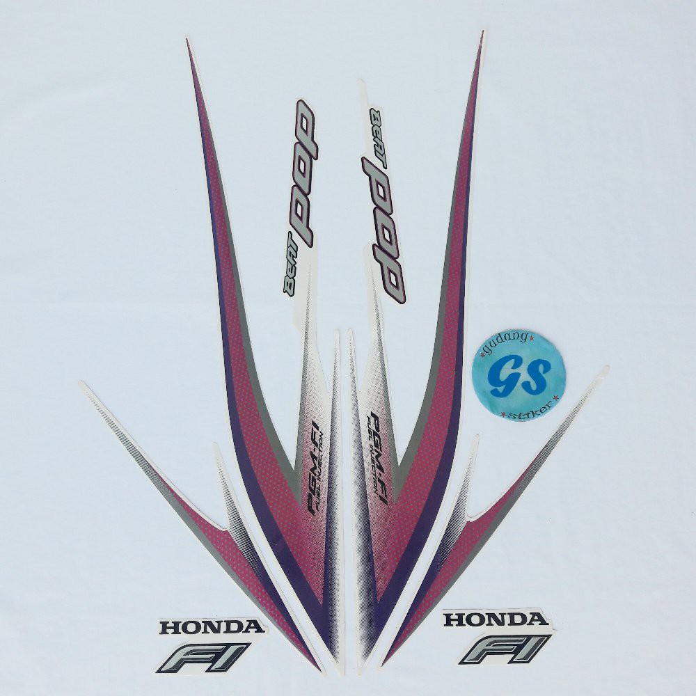 Variasi striping beat pop 2015 putih