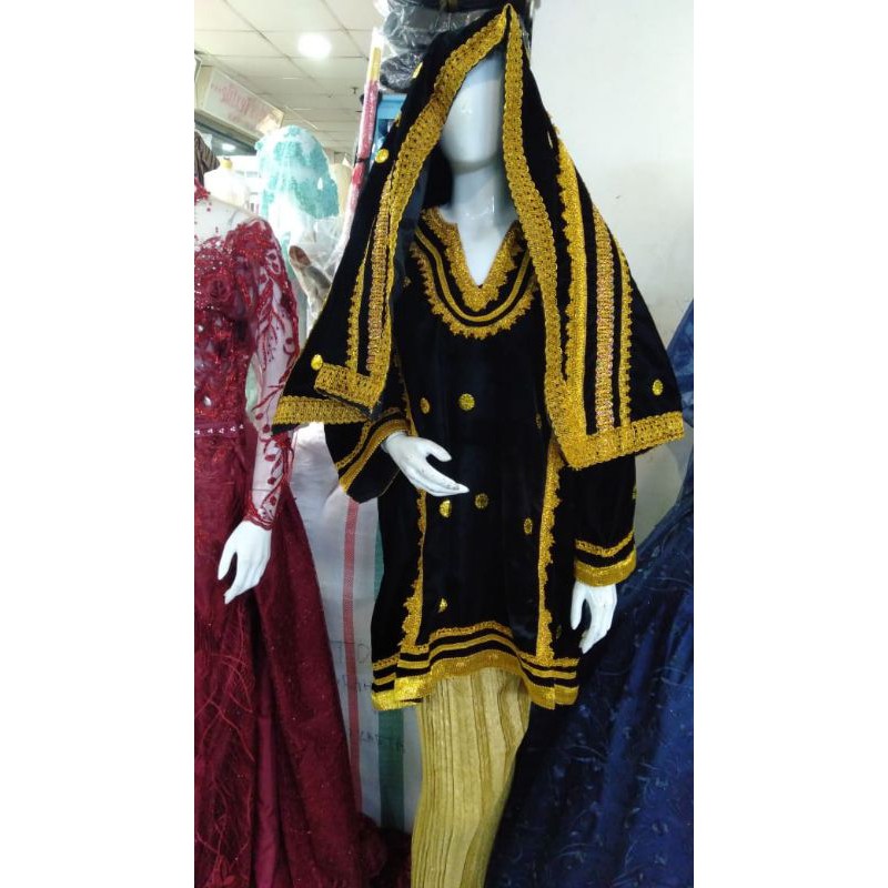 sepasang baju caple koto gadang/baju adat Minang