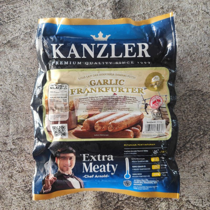 

KANZLER GARLIC FRANKFUKTER 360g