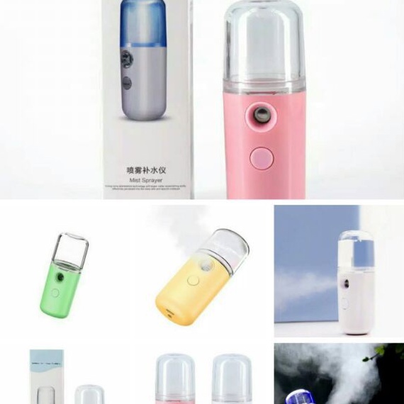 Nano Spray Perawatan Wajah Mini Portable USB Mist Sprayer Pelembab Wajah [PM]