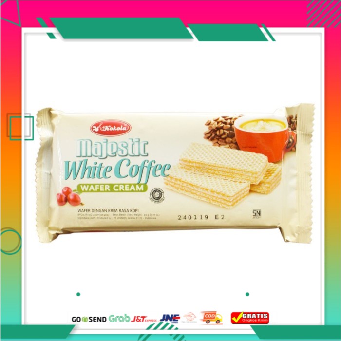 Kokola Wafer Majestik White Coffee 80 g