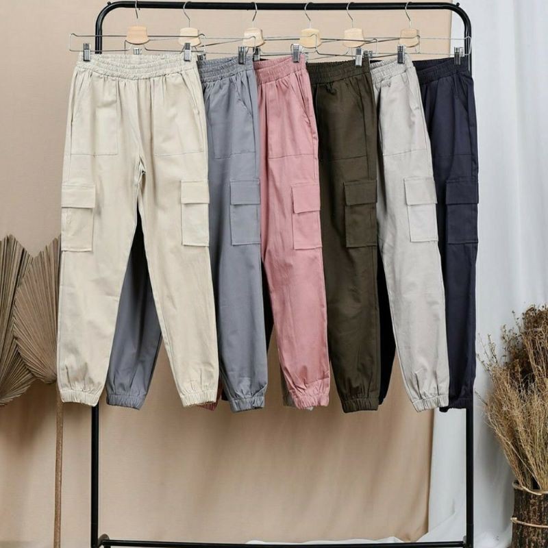 Celana panjang cargo/ Baggypants wanita/ Celana wanita murah