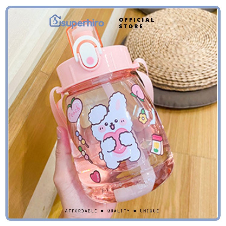 Botol Minum Anak Karakter Lucu 100% BPA FREE Bottle Premium 1200 ml