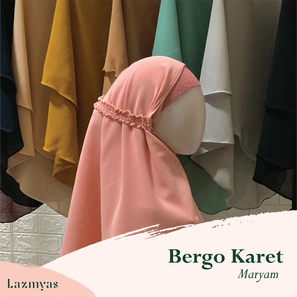 Bergo Maryam 2 layer Ceruty Babydoll