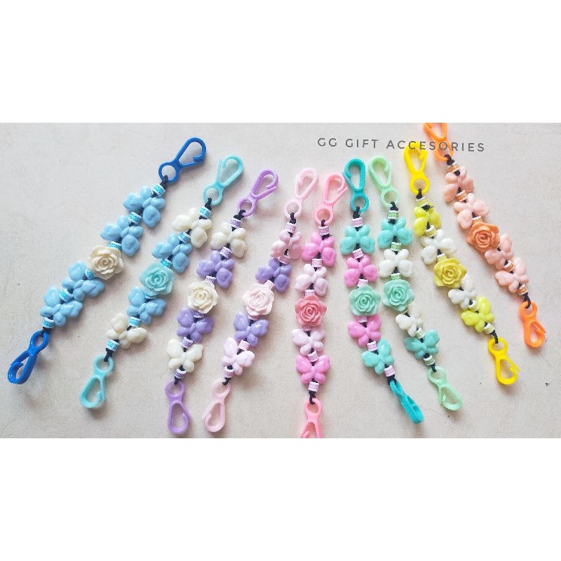 konektor  masker akrilik kupu batu pecah/konektor juntai/konektor masker hijab 2in1/konektor masker