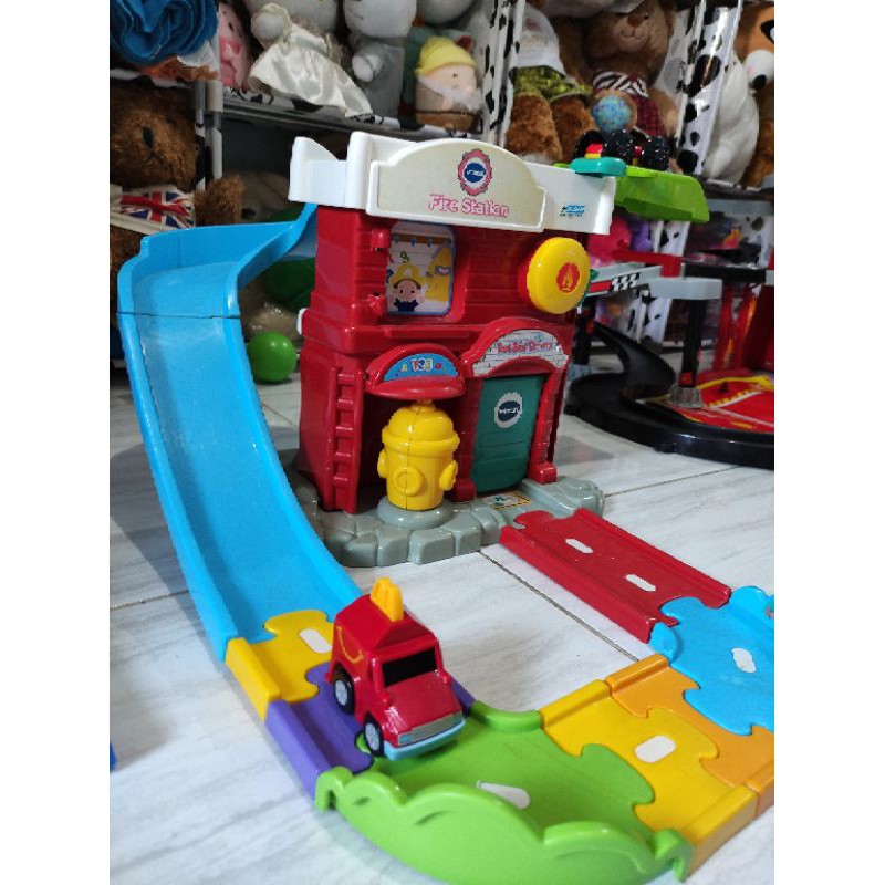 Preloved Vtech Toot Toot Drivers Station Deluxe Original Track