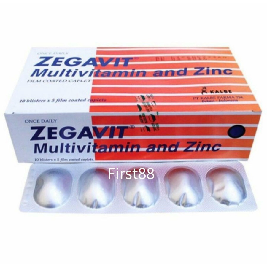 Zegavit Multivitamin Zink 50 tablet - ZEGAVIT 1 BOX