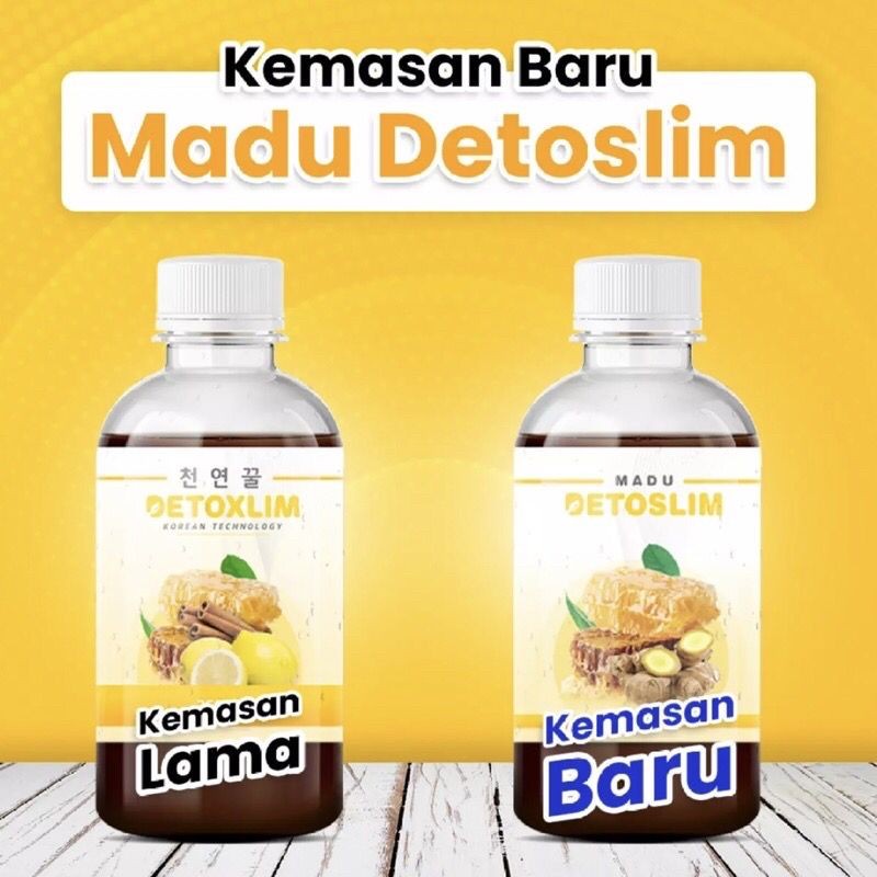 Madu Detoxlim Andalan Pelangsing Alami ORIGINAL Penurun BB & Lemak 1PC