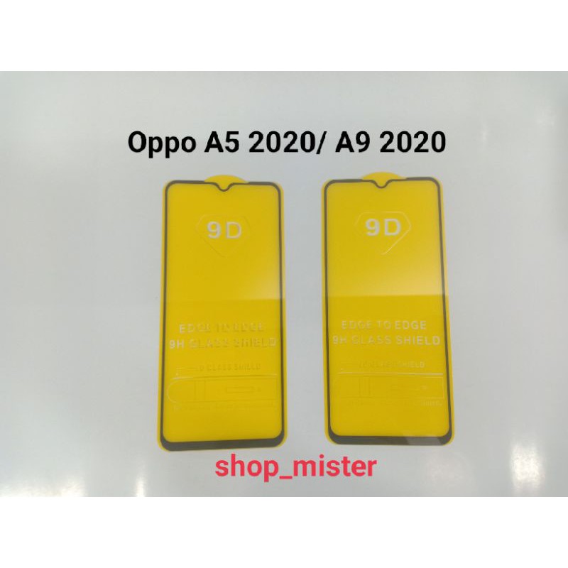 Tempered Glass Full Layar Oppo A5 2020/ A9 2020 || Anti Gores Kaca Full Screen Oppo A5 2020/A9 2020