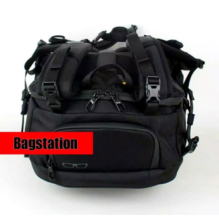 BACKPACK KALIBRE PREDATOR ECHO TAS RANSEL LAPTOP PRIA WANITA ORIGINAL - Hitam