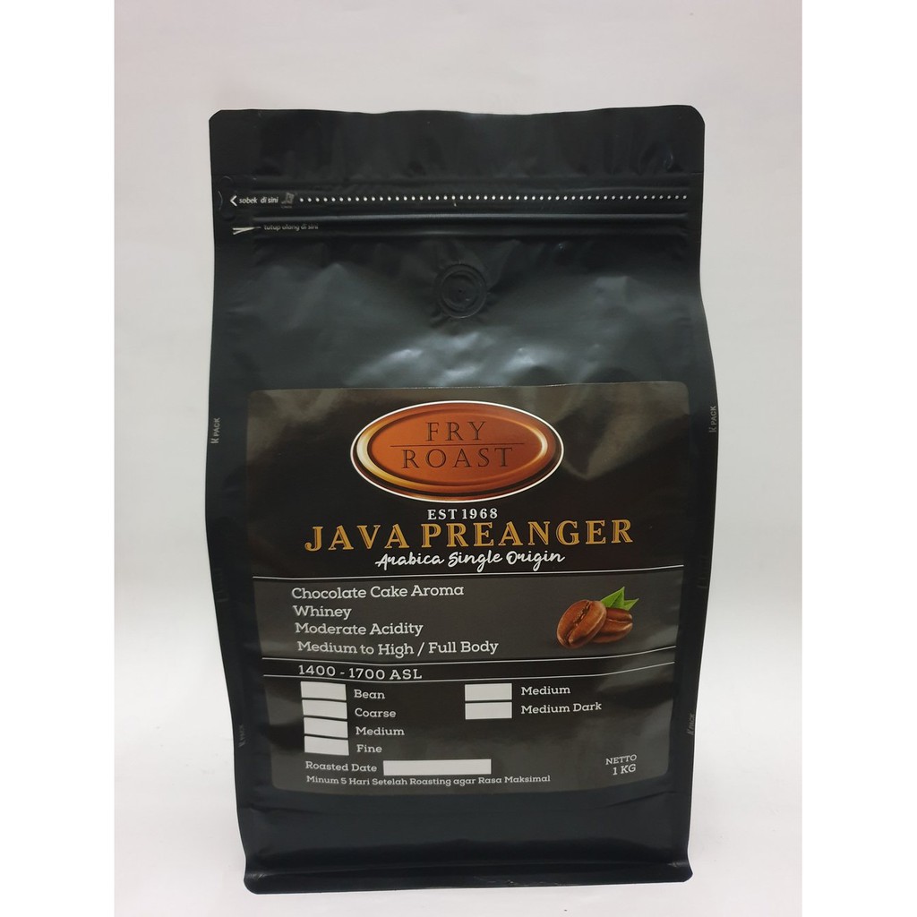 

KOPI ARABIKA JAVA PREANGER 1 KG BIJI DAN BUBUK Bagus
