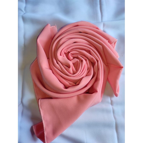 BERGO JUMBO NON PED ANTEM XL / JILBAB HIJAB SYARI JUMBO WOLFIS-Peach