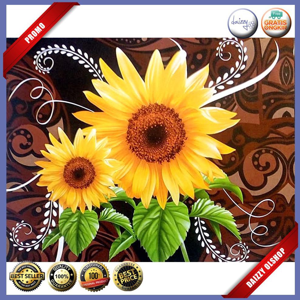 Selimut Internal ukuran 200 x 230 motif Sun Flower BMSA417