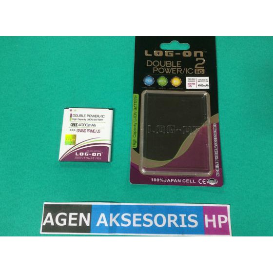 Batre Samsung J2 Prime ON2 2016 5.0 inchi Baterai LOG-ON Double IC - Fuchsia