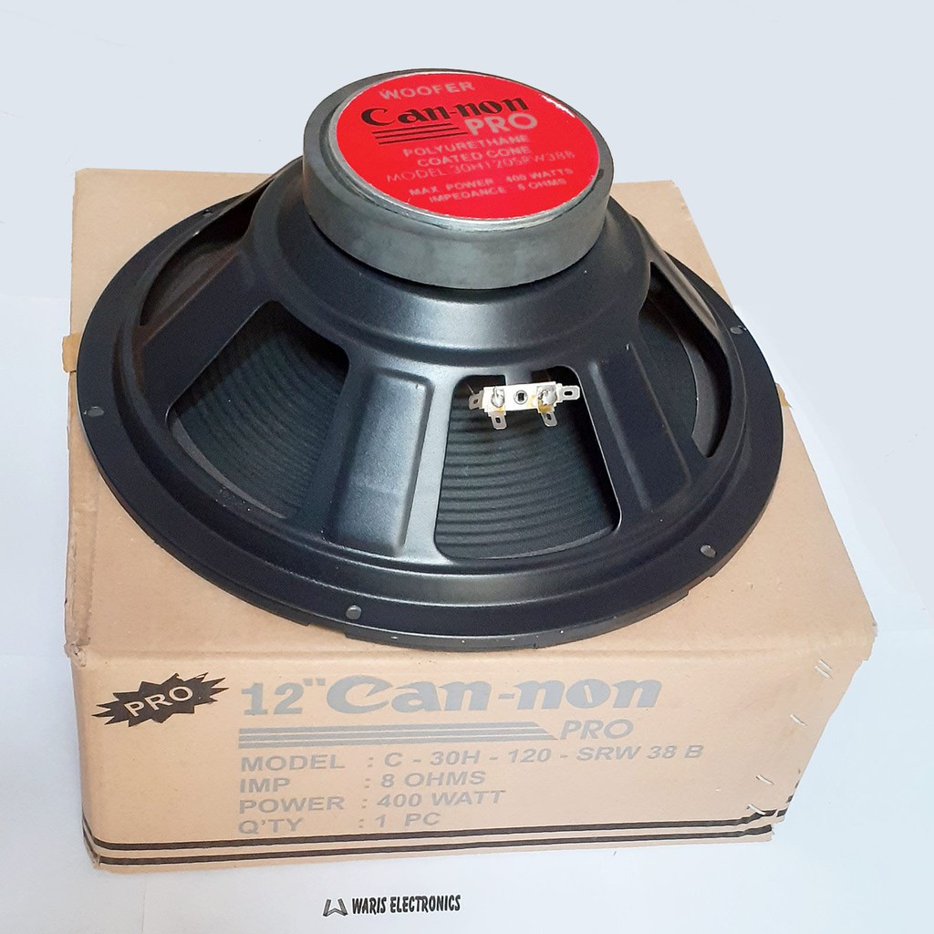 Speaker 12 inch Cannon Pro Woofer 400W SRW 38 B