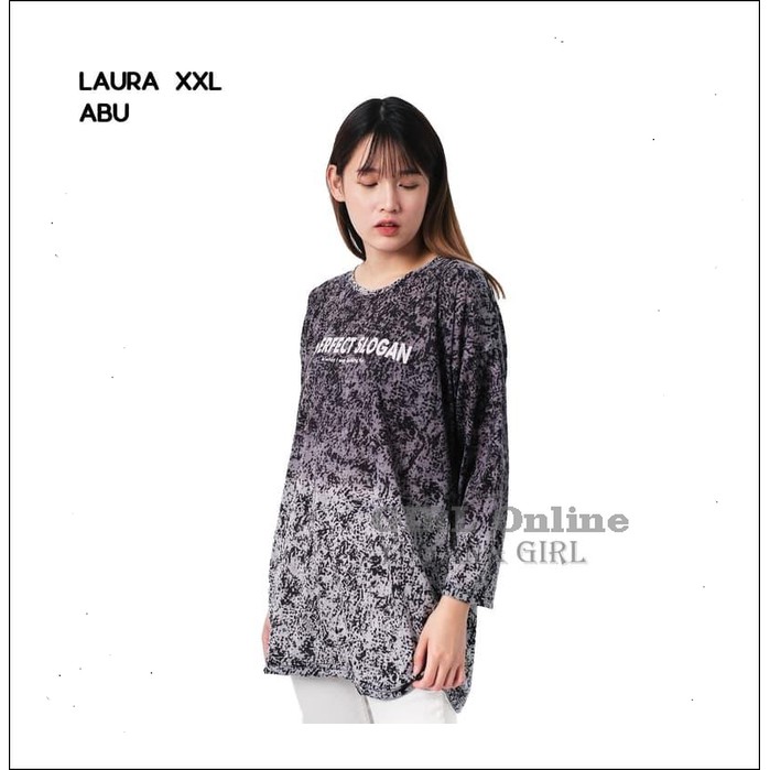 Terbaru BajuBlouseAtasanXXLJumboMurahWanitaKeki-Merah,XXL