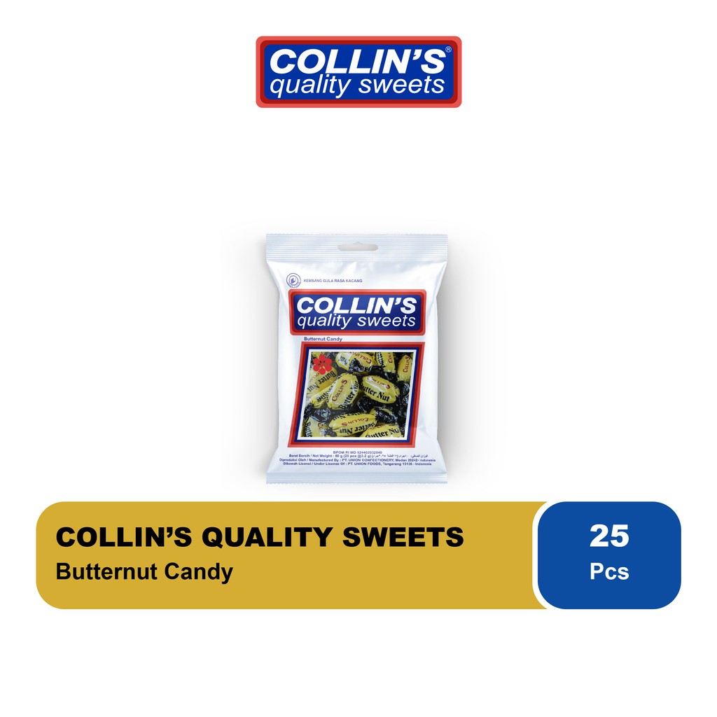 

Permen Collins Butternut 80 gram - Collin's Butternut Candy Permen Kacang