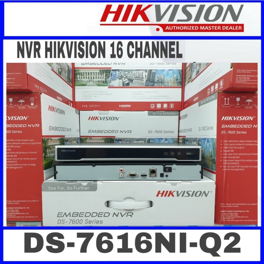 NVR HIKVISION 16 Channel DS-7616NI-Q2 - 2 SLOT HDD