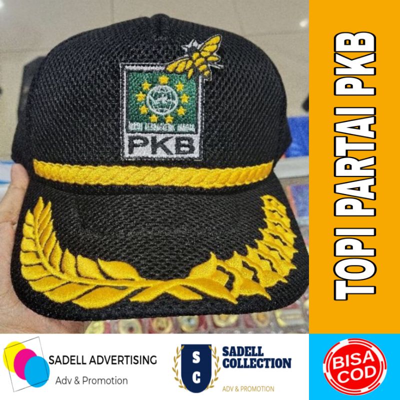 Topi PKB Lebah Topi Partai PKB Terbaru