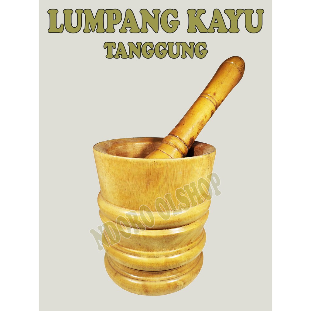 LUMPANG KAYU TANGGUNG/ ALAT PENUMBUK/LUMPANG KAYU TRADISIONAL
