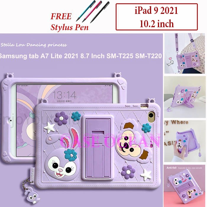 iPad 9 10.2 2021 Softcase Soft Case Casing Cover Children Anak kids Stella Lou Stellalou Tali Slempa