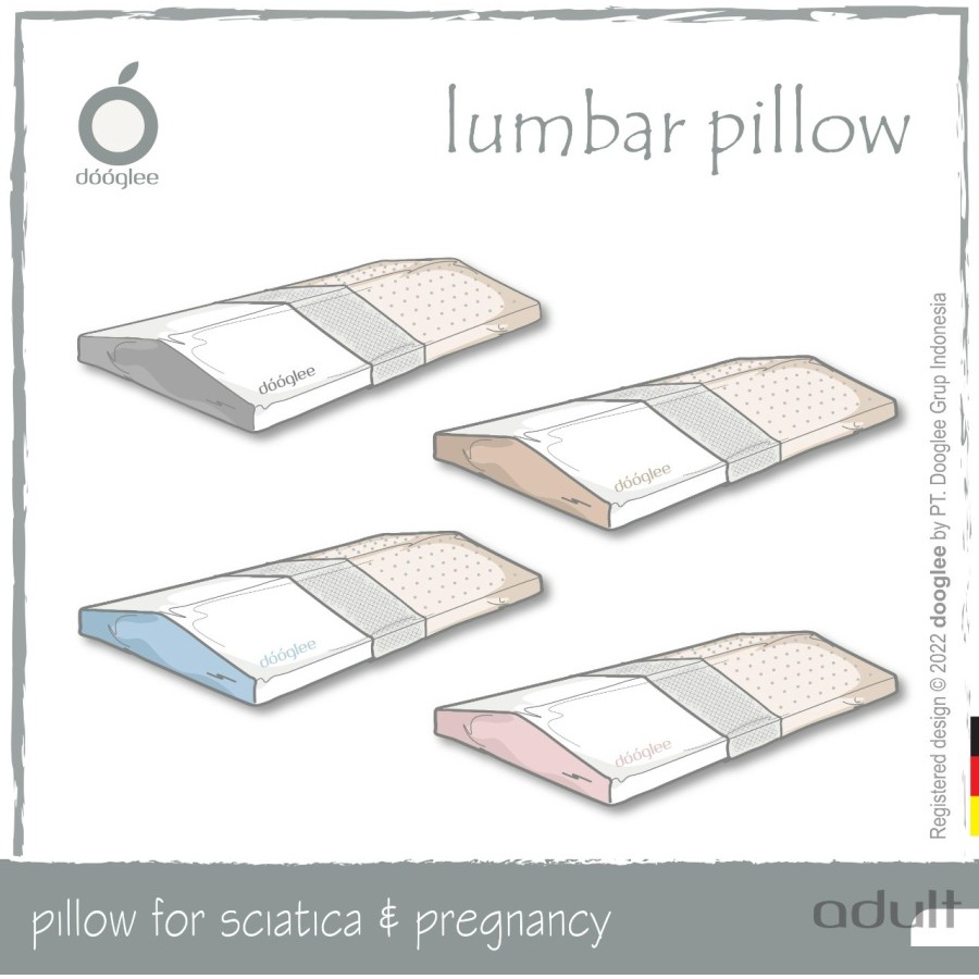 Dooglee Case Lumbar Pillow | Sarung Bantal