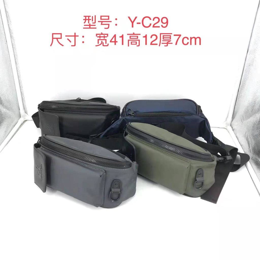 Tas Pinggang / Waistbag Pria Kode #YC bahan Waterproof