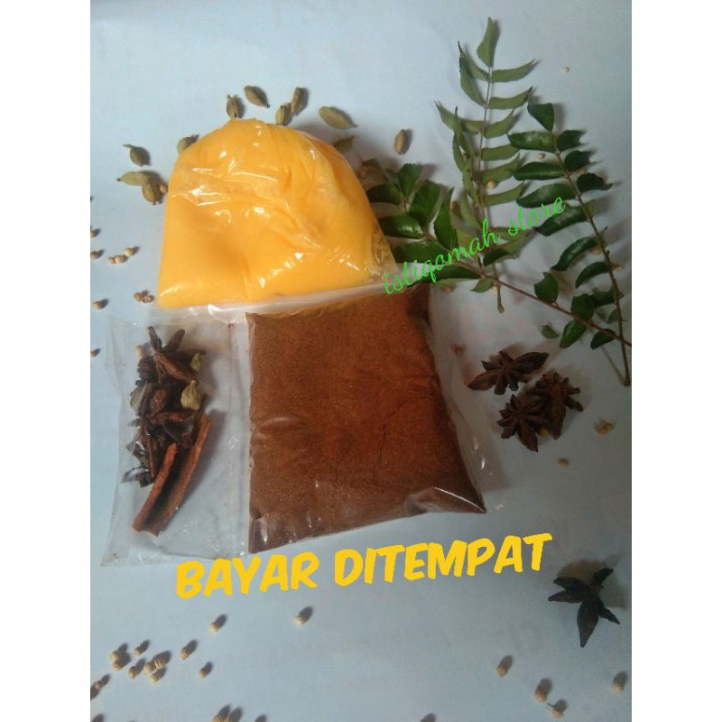 

Bumbu Nasi Kebuli dengan Samin untuk 2 ltr beras ( real pict )