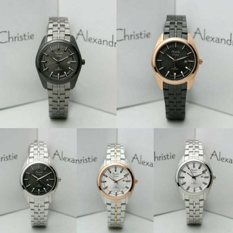 Jam Tangan Alexandre Christie 8637 AC8637 AC 8637 Silver Original Garansi Resmi