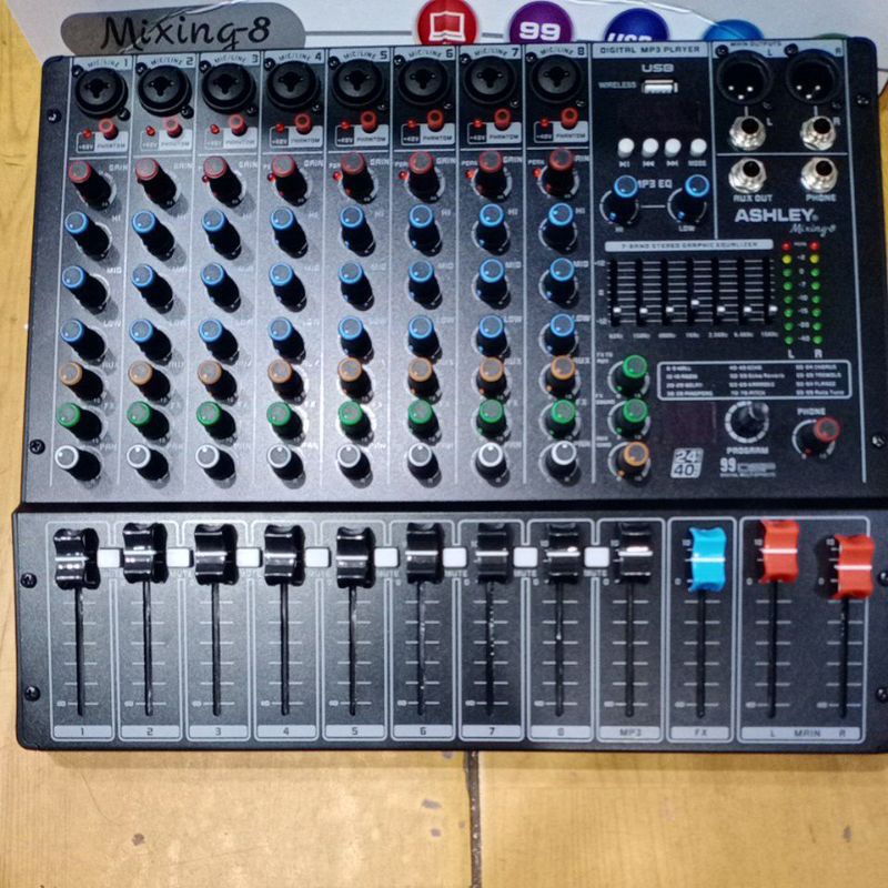 Mixer Ashley Mixing 8 mixing8 Original 8 channel