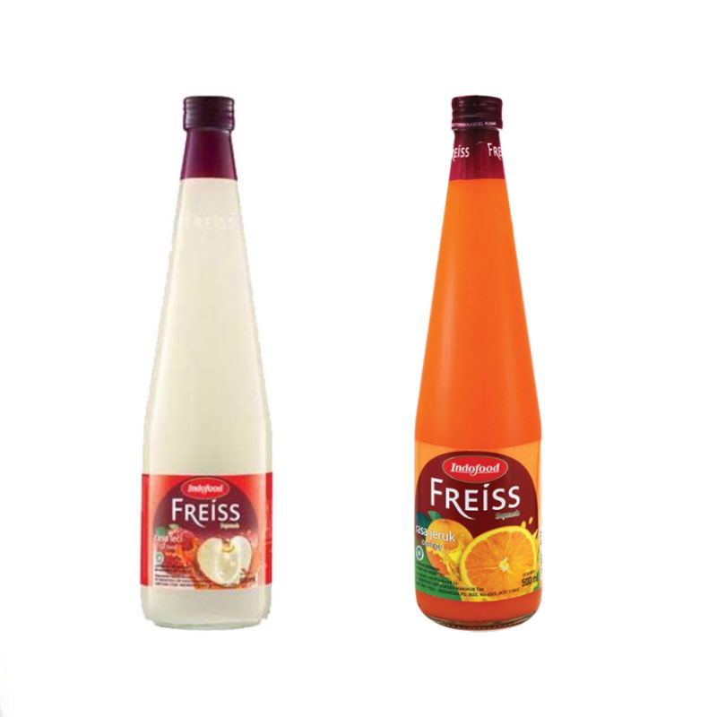 

Sirup Freiss by Indofood rasa Lychee Leci dan Jeruk Orange Netto 500ml