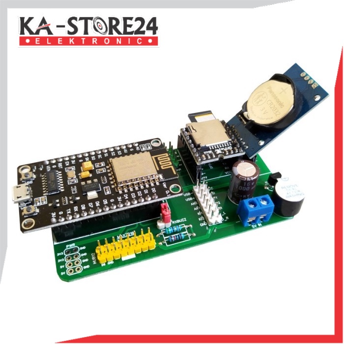 Controller JWS Murottal Quad Multi Panel Wifi MP3 Jam Jadwal Sholat - Full Set