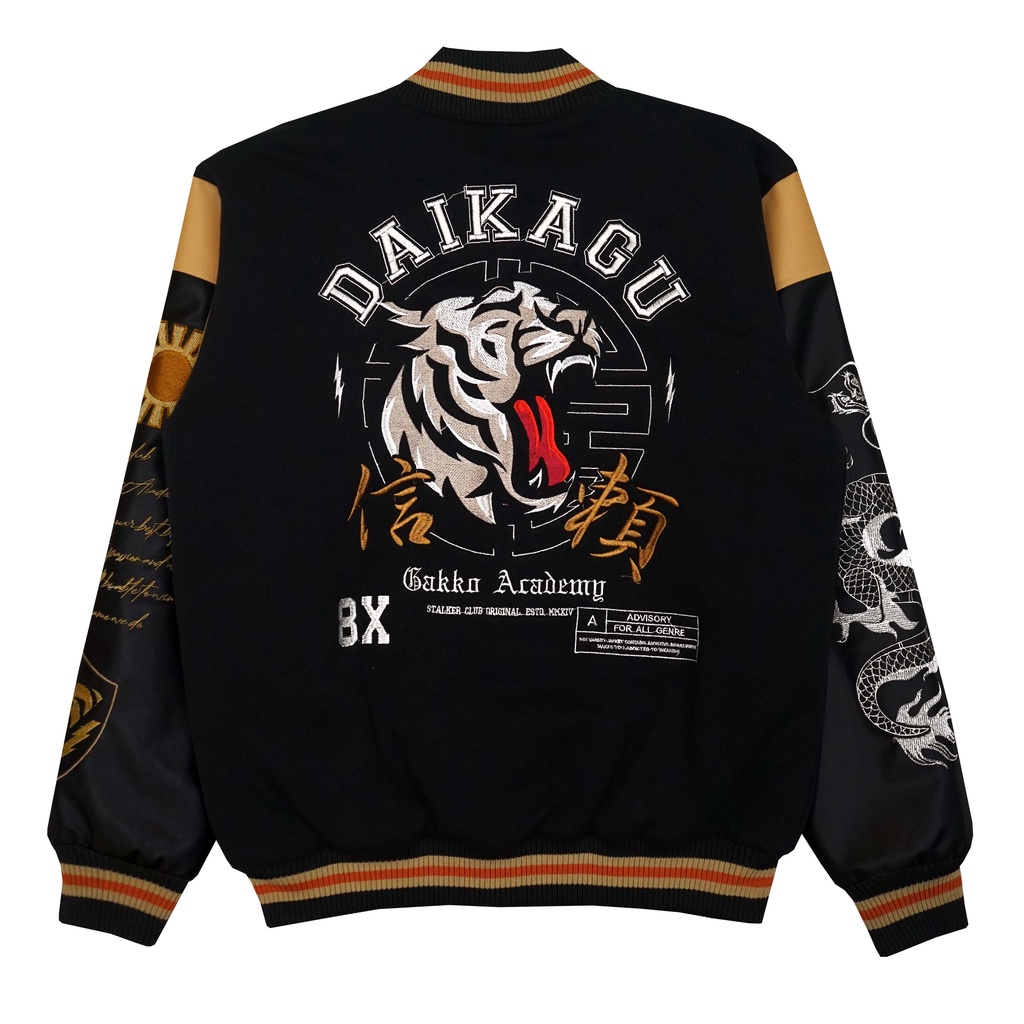 Stalker Jacket Varsity - Daikagu Black Gold