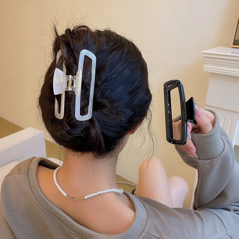 Jepit Rambut Motif Leopard Ukuran Besar Untuk Wanita